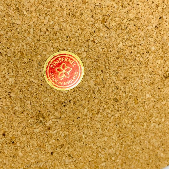 Set of 6 Vintage Pimpernel Christmas Coaster Santa's Sleigh Cork Back - Picture 5 of 5